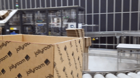 多米諾助力電商物流中心貼標自動化！